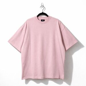 HM Mens Small Oversized Fit T-Shirt Dusty Pink Cotton Short Sleeve